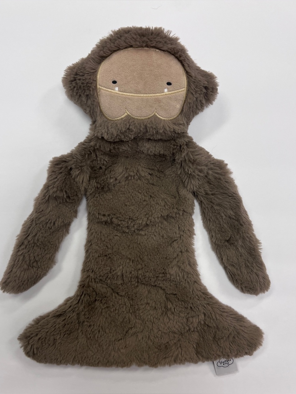 Slumberkins Gray Snuggler Lovey Plush Security Blanket Toddler